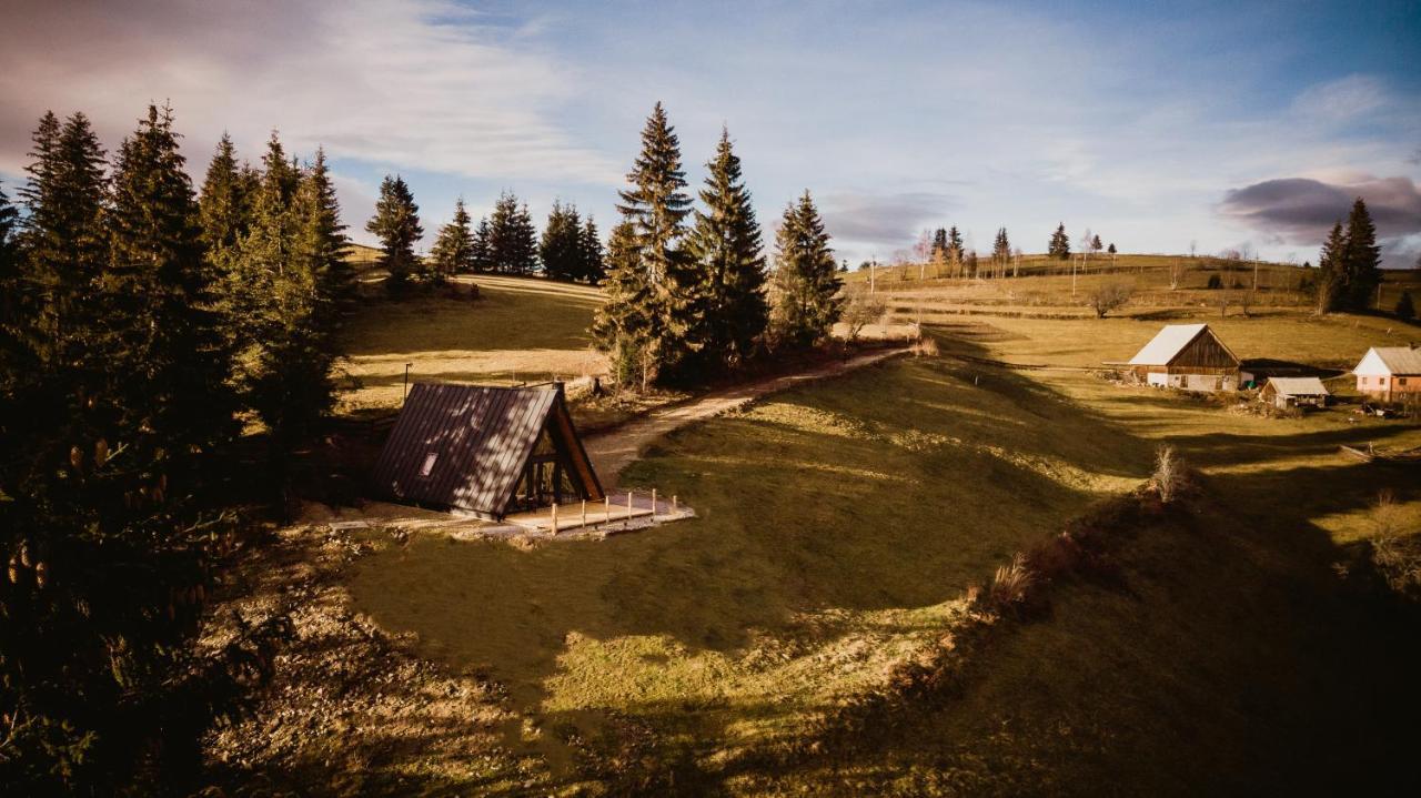 Hotel La Koltau A-Frame Mărişel Esterno foto