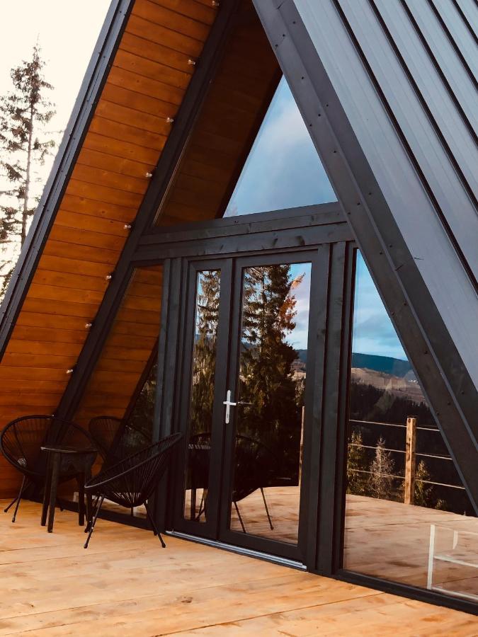 Hotel La Koltau A-Frame Mărişel Esterno foto