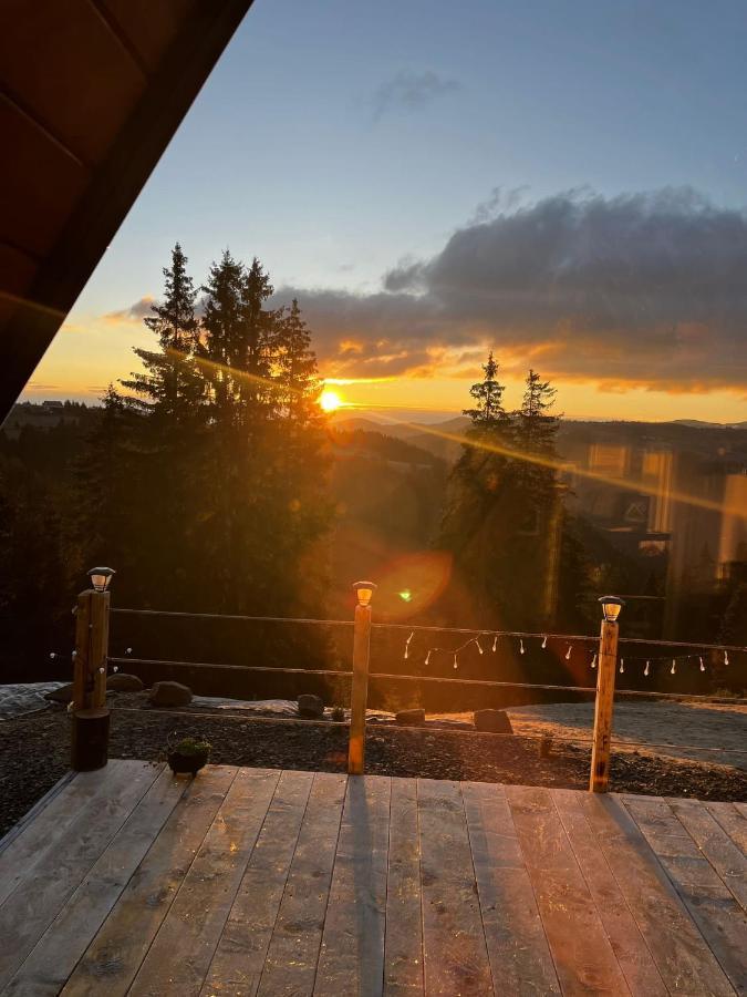 Hotel La Koltau A-Frame Mărişel Esterno foto