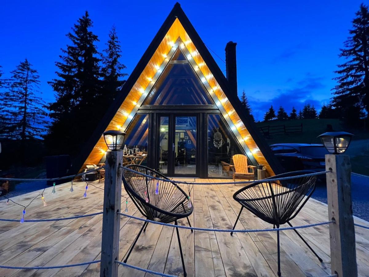 Hotel La Koltau A-Frame Mărişel Esterno foto